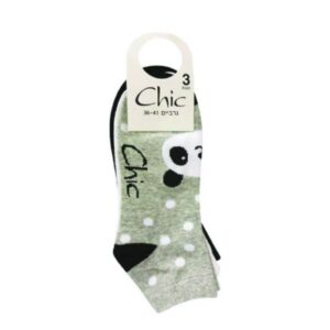 מדוגם אפור שחור